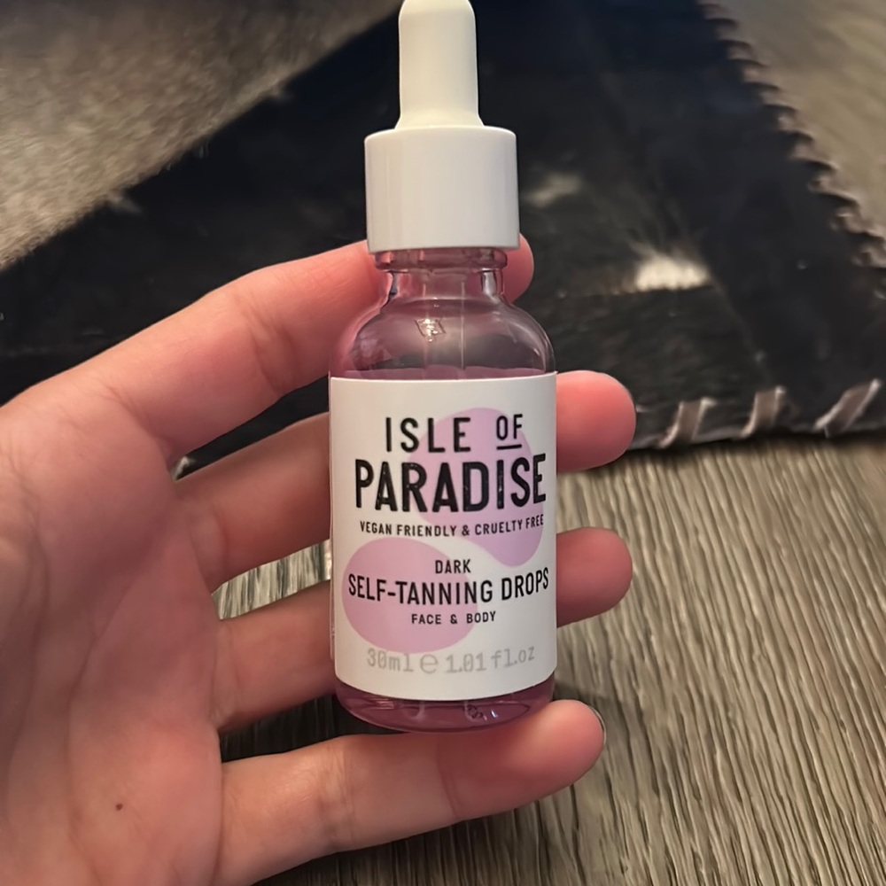 Isle of paradise self tanning drops- dark